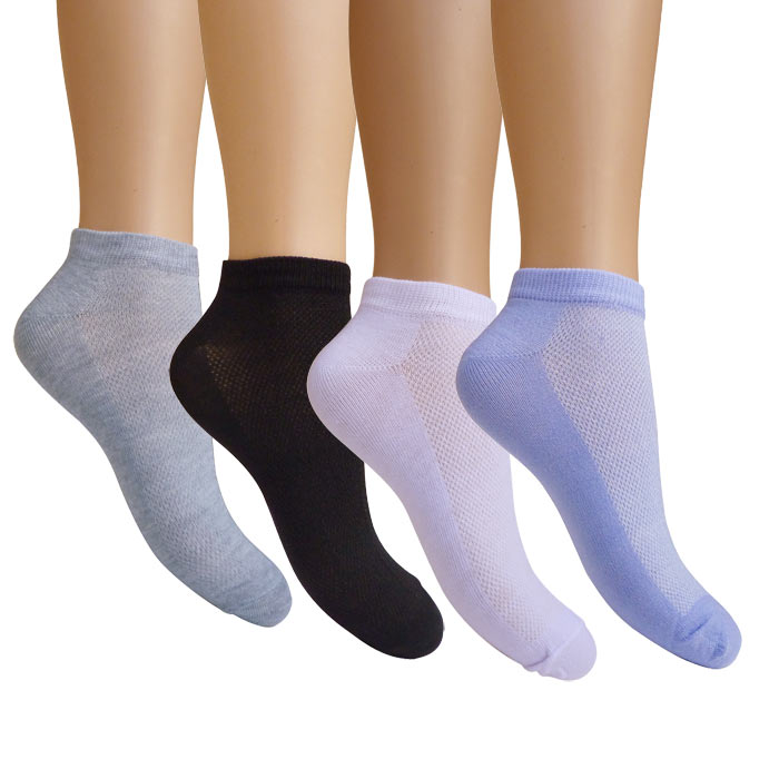 CHAUSSETTES FEMMES pour pointure EU 36.5 à 40.5 Quatre coloris
