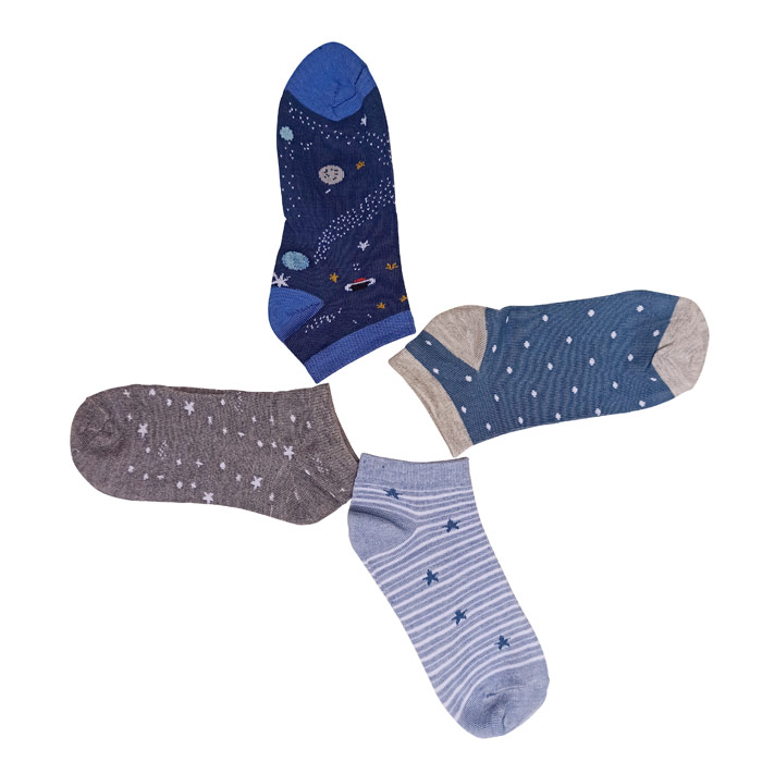 Chaussette Enfant Lot De 10 Paires De Chaussettes Enfants Coton Multicolore - Taille 23-38 Lot 10 Paires Chaussettes Coton