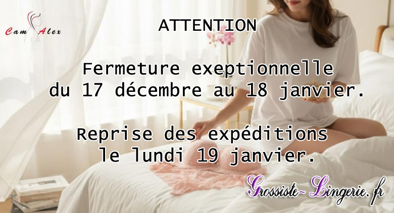 Grossiste lingerie, soutien-gorge, strings, tanga, boxers, bas, collants, leggins, pyjama, etc.