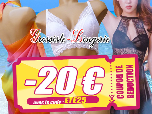 Grossiste lingerie, soutien-gorge, strings, tanga, boxers, bas, collants, leggins, pyjama, etc.