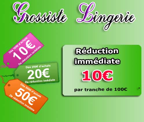 Grossiste lingerie, soutien-gorge, strings, tanga, boxers, bas, collants, leggins, pyjama, etc.